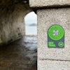 Geo trail qr code archway